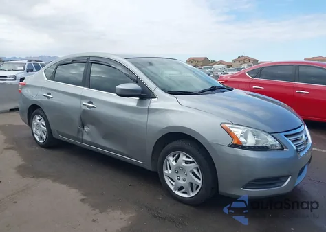 2014 Nissan Sentra S from USA, damaged, VIN 3N1AB7AP1EY247661